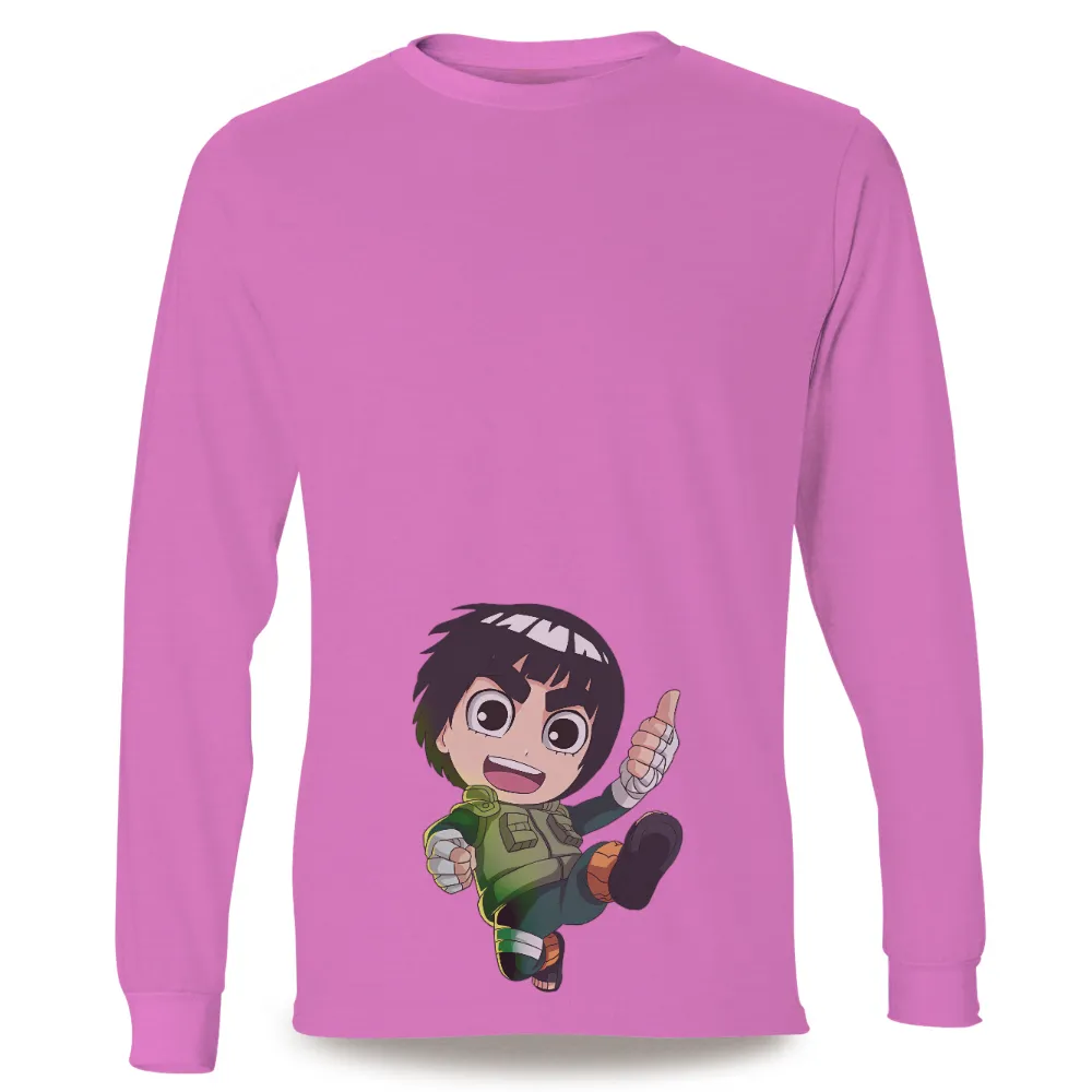 Tee Shirt Printing: Rock Lee's Determination - Anime Inspired Design|naruto pants and shirt