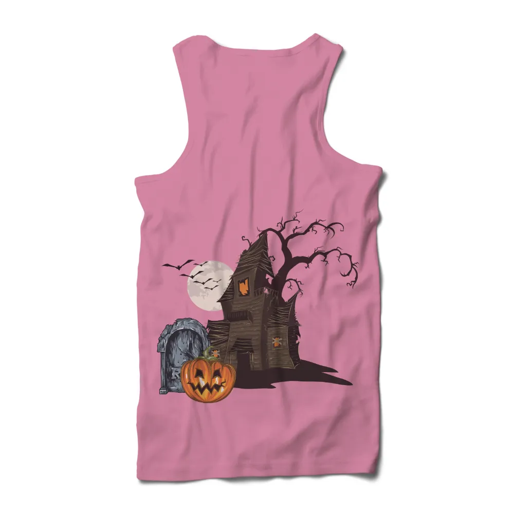 TShirt Design: Haunted House Halloween Spooktacular|oneblood halloween shirt 2022