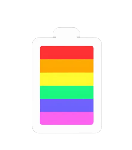 Rainbow Battery Design: A Vibrant Symbol of Unity and Pride