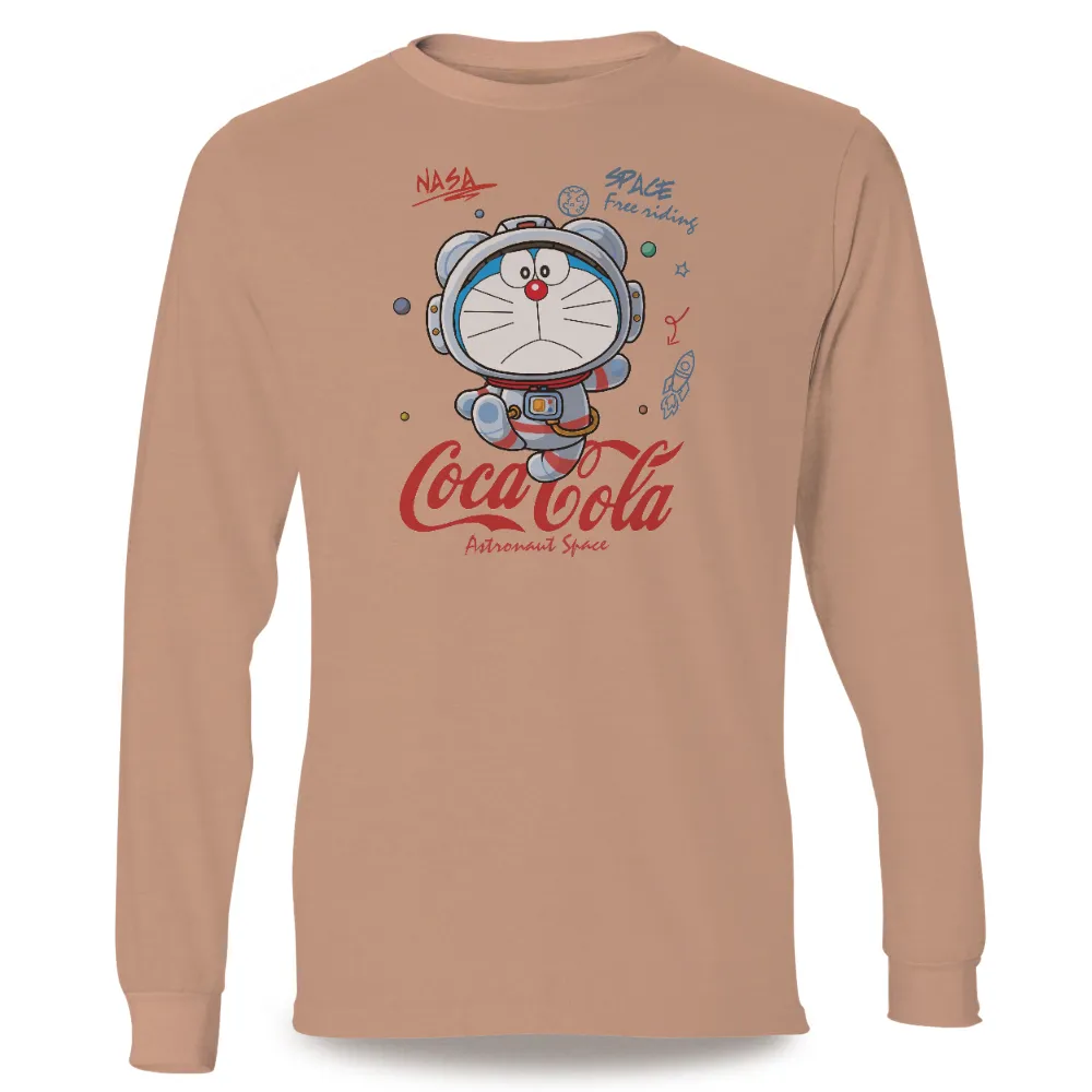 Custom T-Shirt Printing: Astro's Cosmic Adventure with Coca-Cola|bucky space shirt