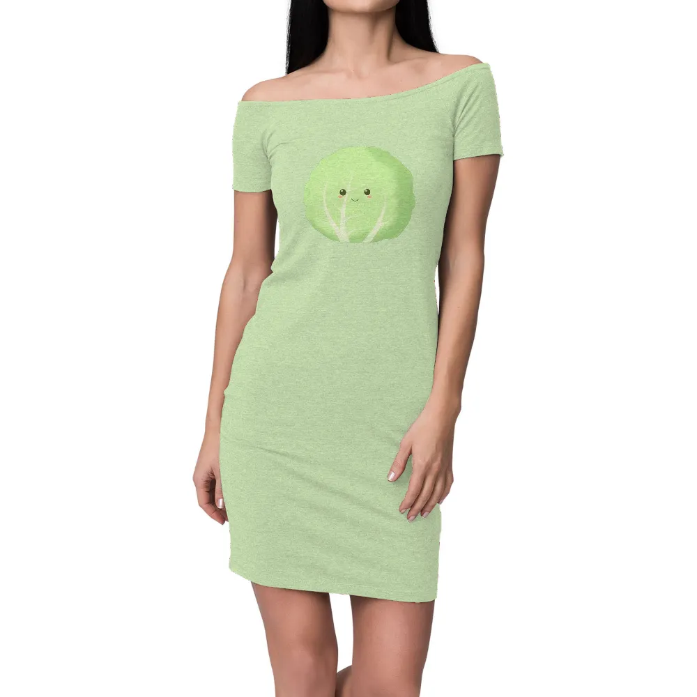 Custom T-Shirt Printing: Spread Joy with Cappy the Happy Cabbage|cute summer oversized shirts