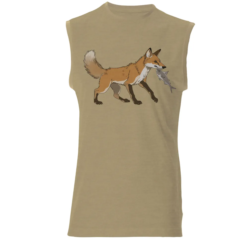 T-Shirts Custom: Finn the Fox - Clever Survival Design|reign forest fronds camp shirt