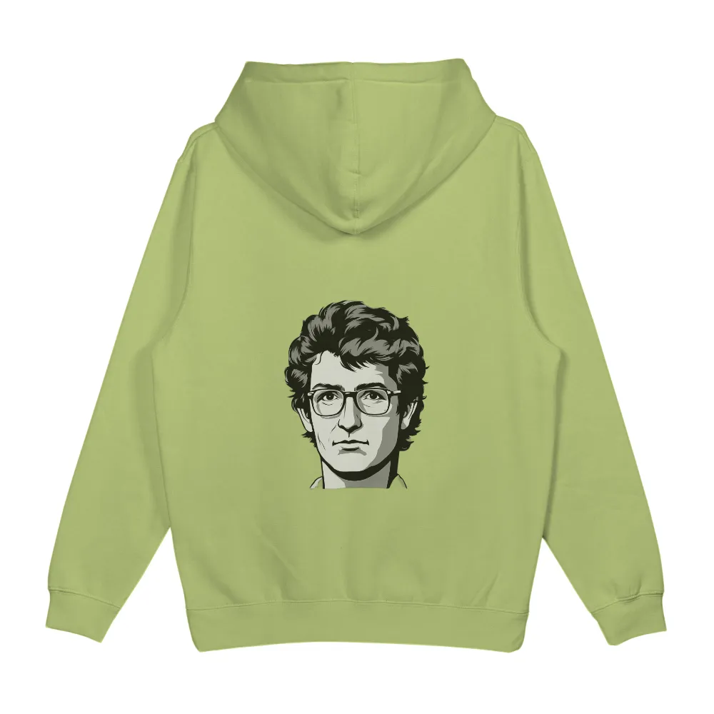 Custom T-Shirt Printing: Woody Allen Iconic Portrait - Pop Culture Tribute|t shirt roblox black and white