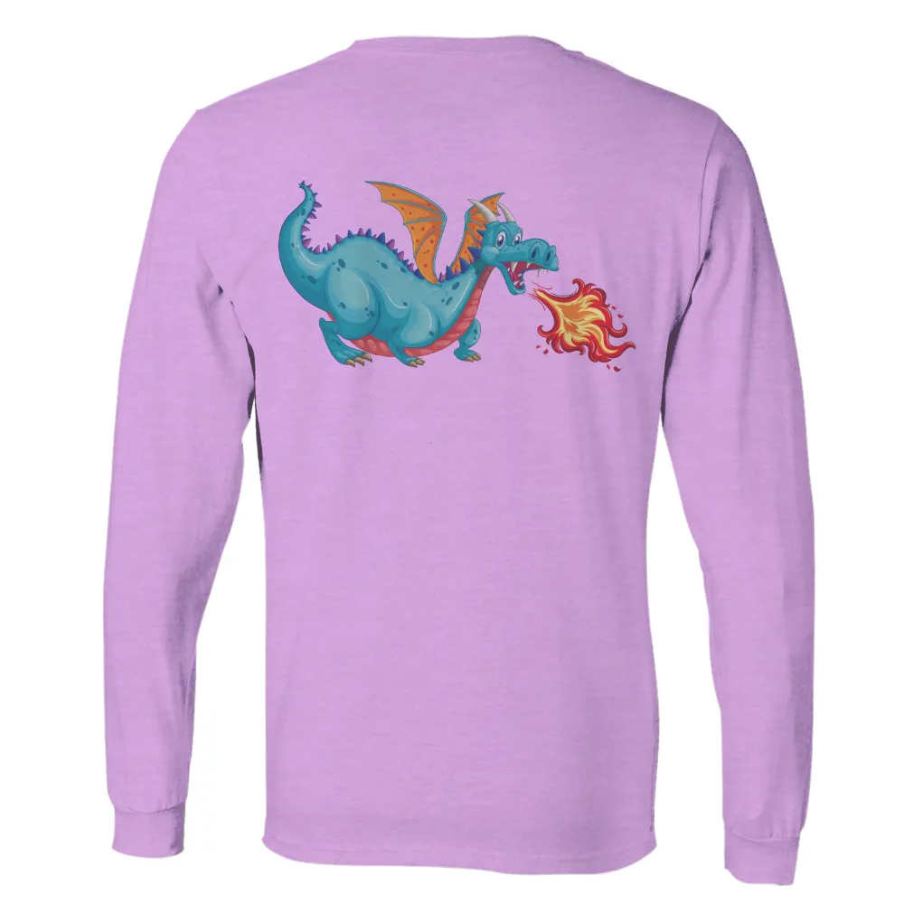 Shirts Graphic Tees: Dragon Fire Adventure|pink fantasy football shirt