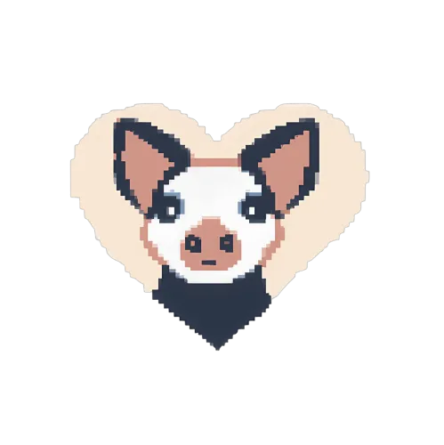 TShirt Design: Pixel Pete - Heartfelt Love in Pixel Art