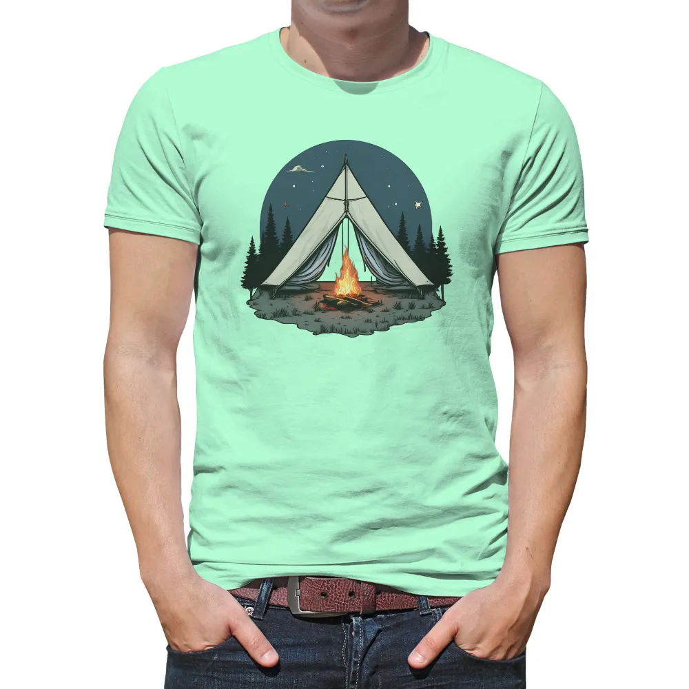 TShirt Printing: Camping Under the Stars - Adventure Awaits|adventure time shirt sex