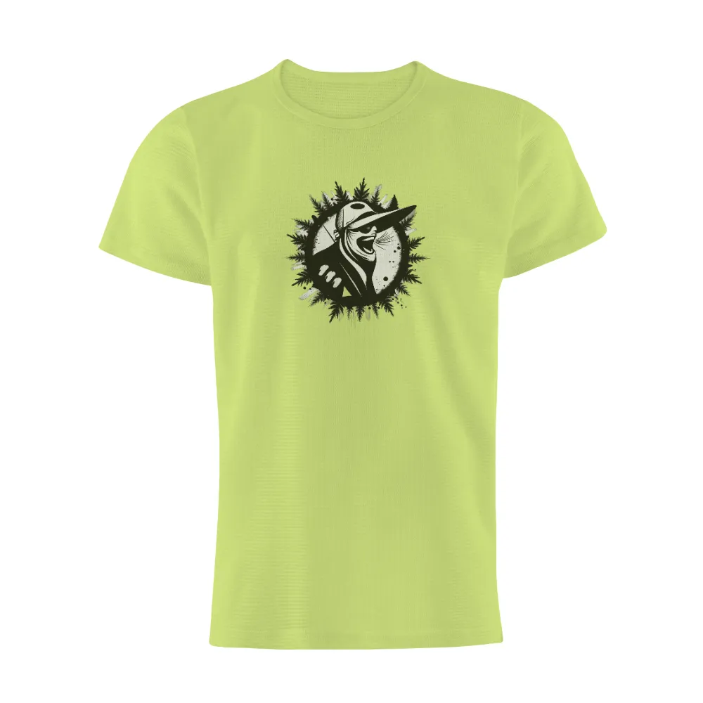 T-Shirts Custom: Embrace the Mystery with the Shadow Caller Design|t shirt painting on nature