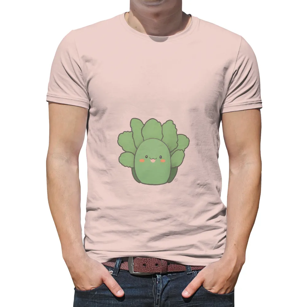 T-Shirts Design: Spread Joy with the Adorable Broccoli Buddy|cute casual summer shirts