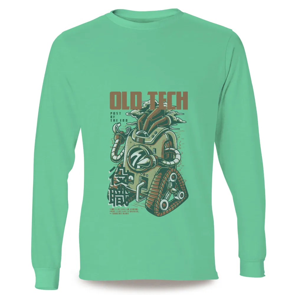 Old Tech Robot: A Nostalgic Journey in T-Shirt Printing|retro sporting kc jersey