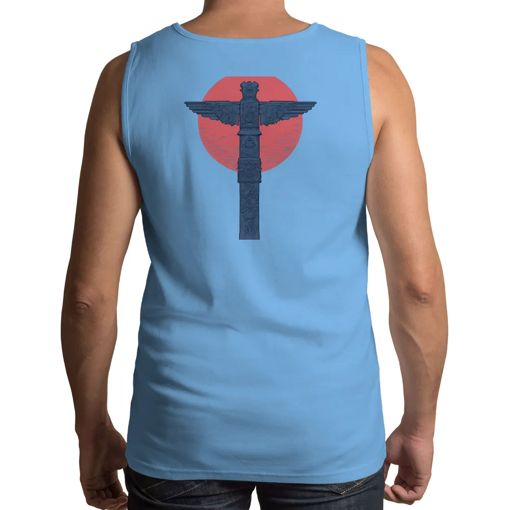 Tee Shirts Printed: Totem Pole Under the Blood-Red Moon|watkins philadelphia eagles