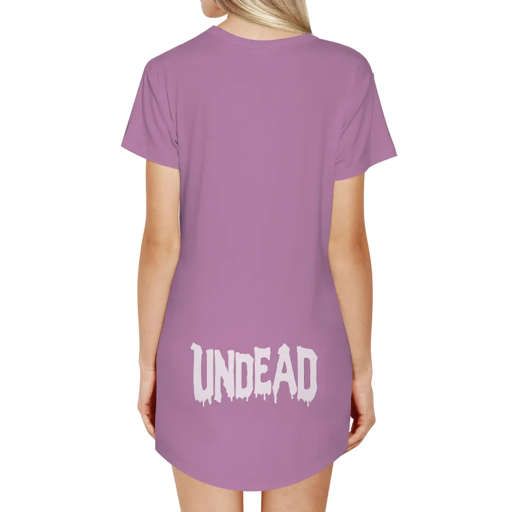 Custom Undead Horror Design with Dripping Font|universal studios halloween horror nights merchandise 2022