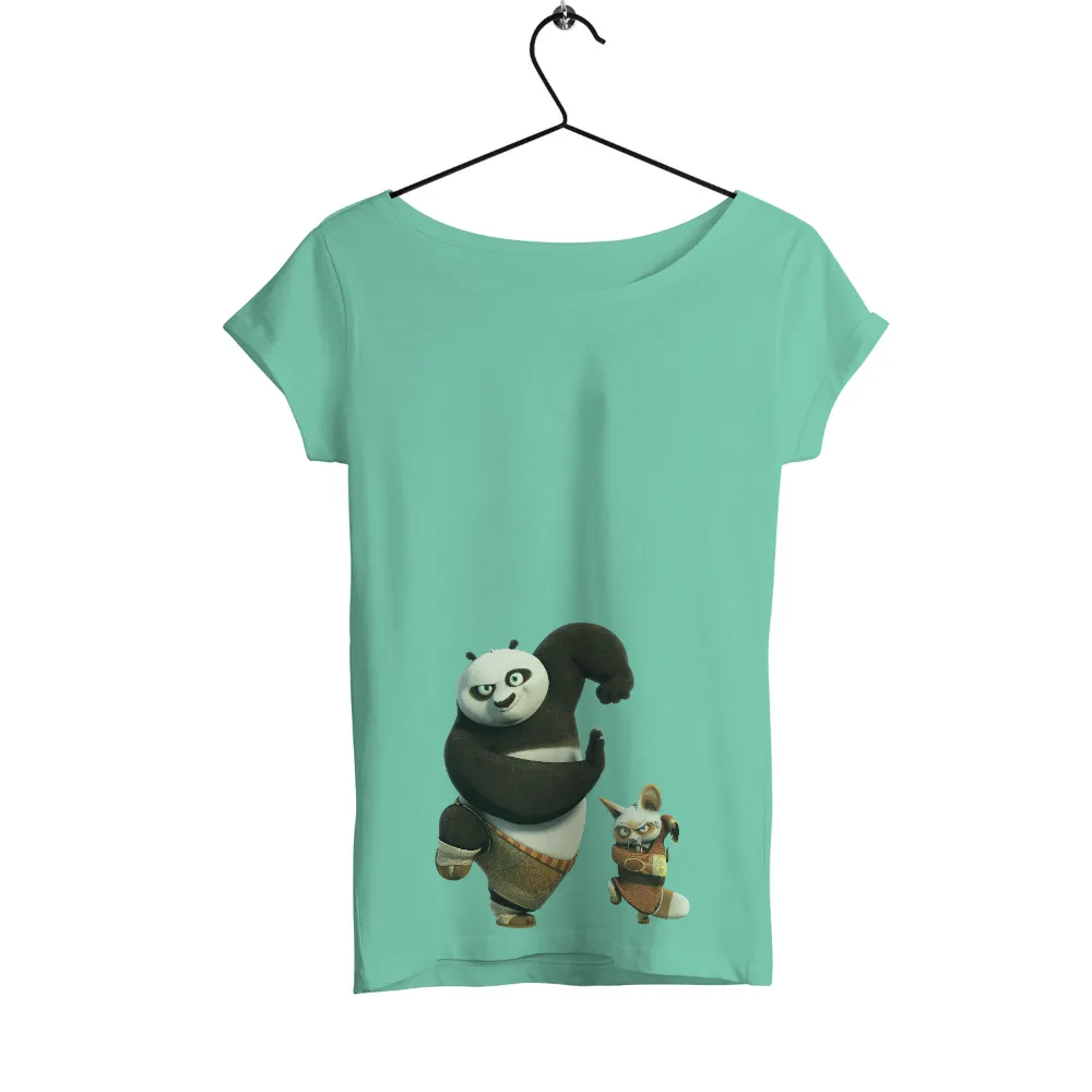 Kung Fu Panda T-Shirt Printing: Adventure and Humor with Po and Shifu|adventure time dancing with monsters shirt