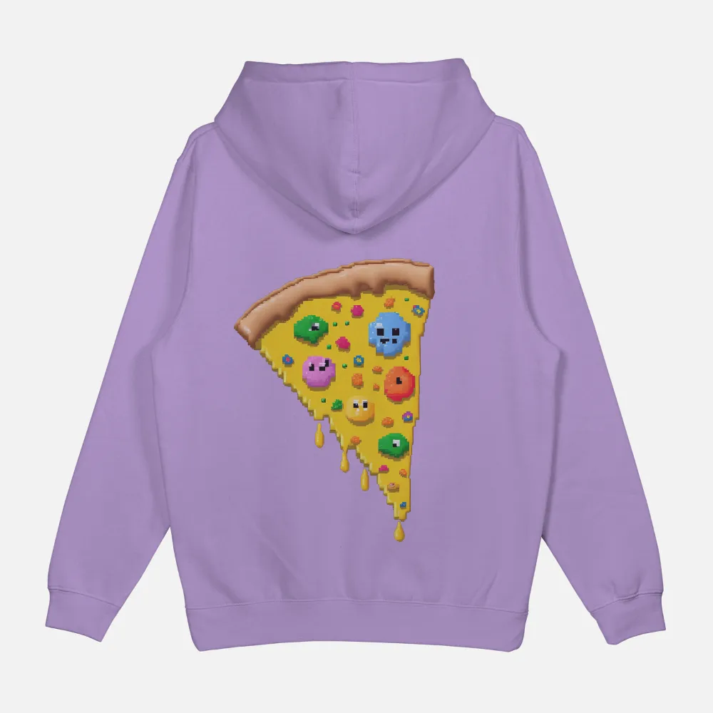 Retro Arcade-Themed Pizza Slice Design|funny valentine tee shirts