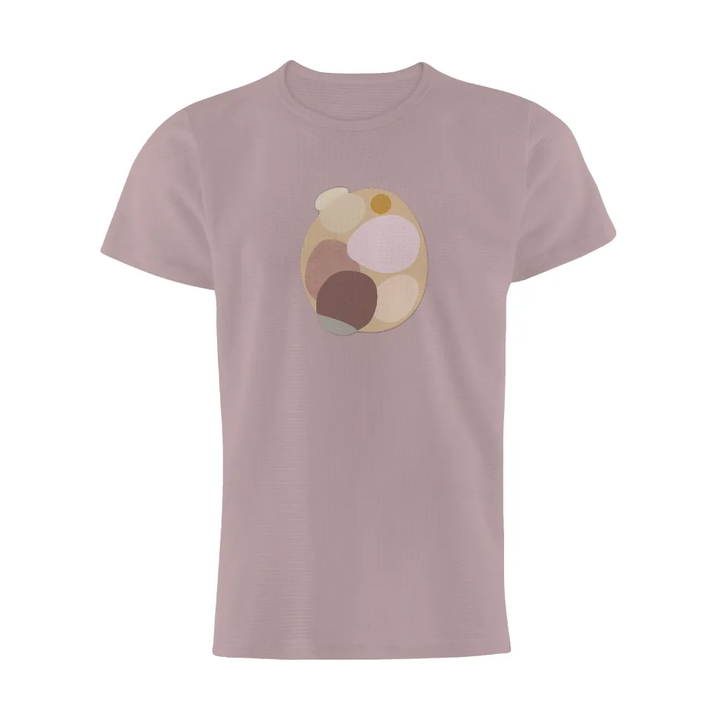 T-Shirts Pattern: Minimalist Circles of Life|earth art t shirt