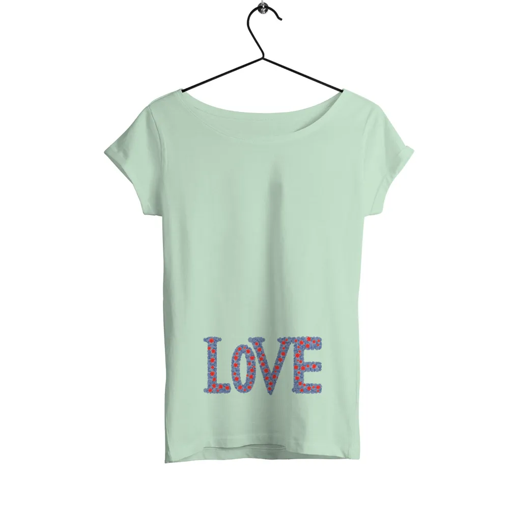 Tee Shirt Printing: Express Your Love with Blue Petals and Red Flowers|olive garden pride shirt