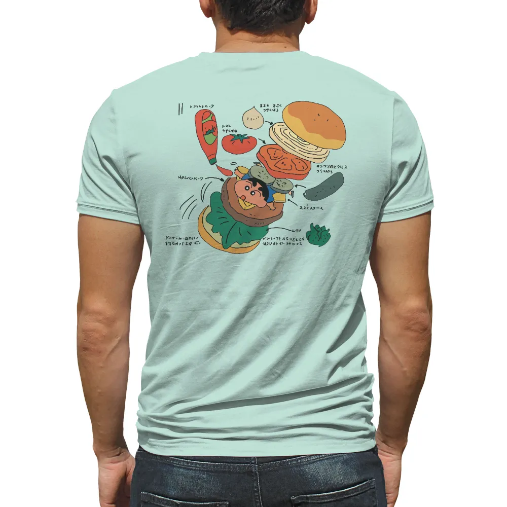 Tee Shirt Printing: Max's Magical Burger Adventure|adventure time dancing with monsters shirt