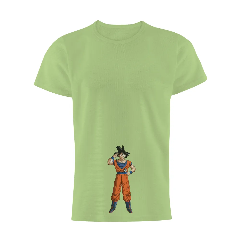 T-Shirts Custom: Goku's Iconic Orange Gi - Anime Hero|mr po dragon ball