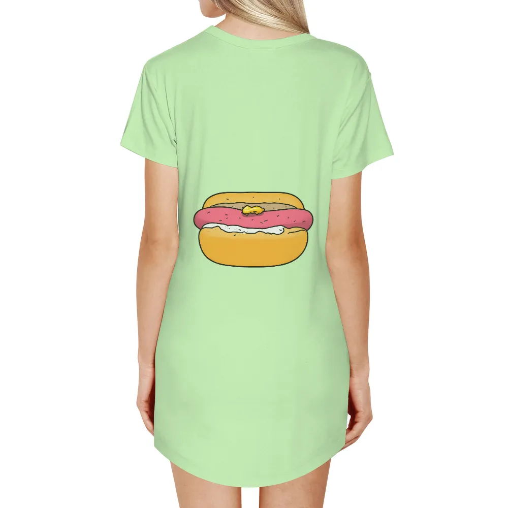 Custom T-Shirt Printing: Whimsical Hot Dog - Street Food Culture|beer diversity t shirt