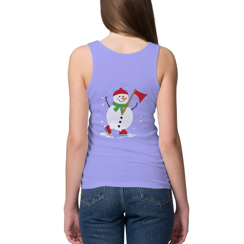 TShirt Design: Frosty's Winter Festival - Snowman Joy|banksy joy millward