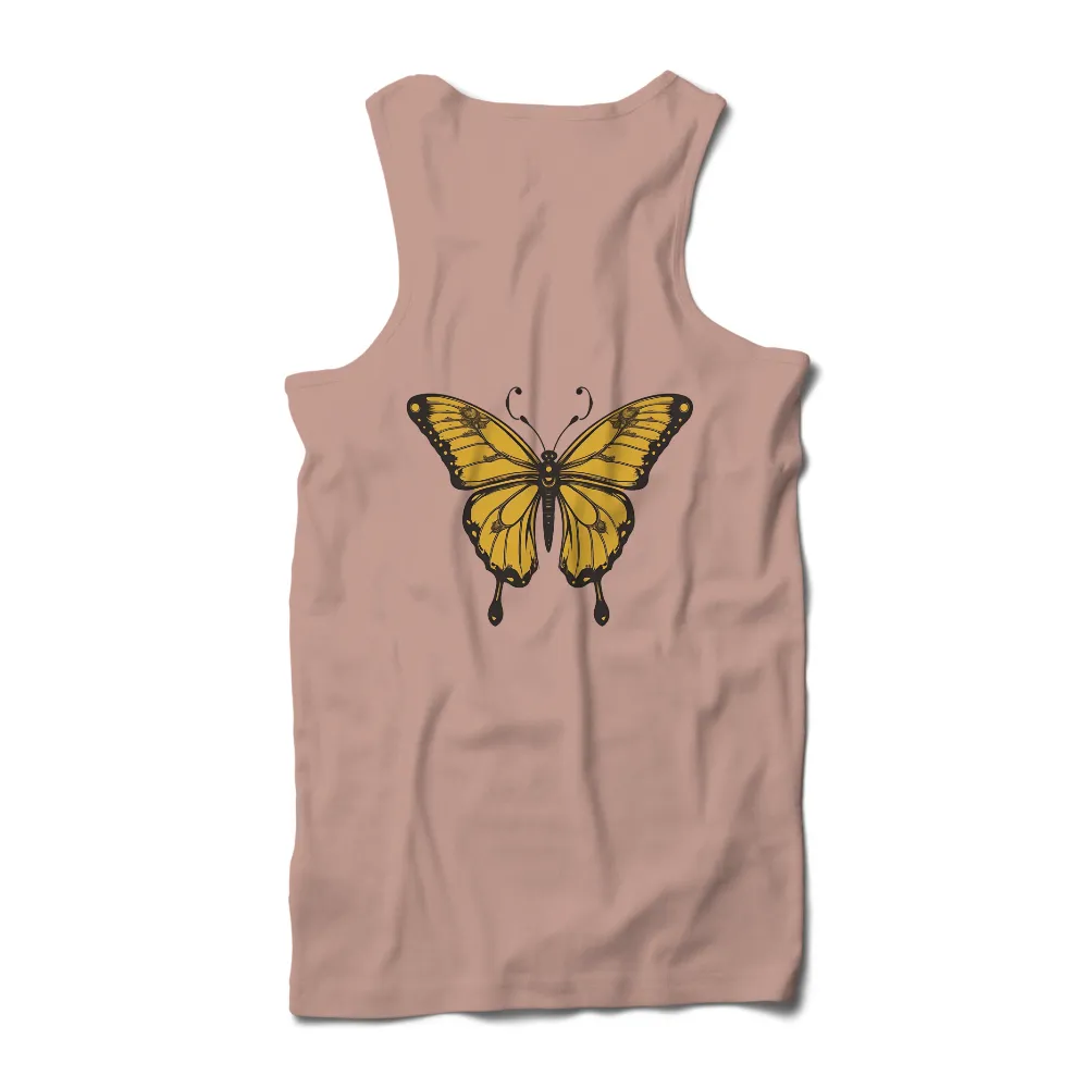 T-Shirts Design: Yellow Butterfly - Transformation and Beauty|boston red sox yellow jersey for sale