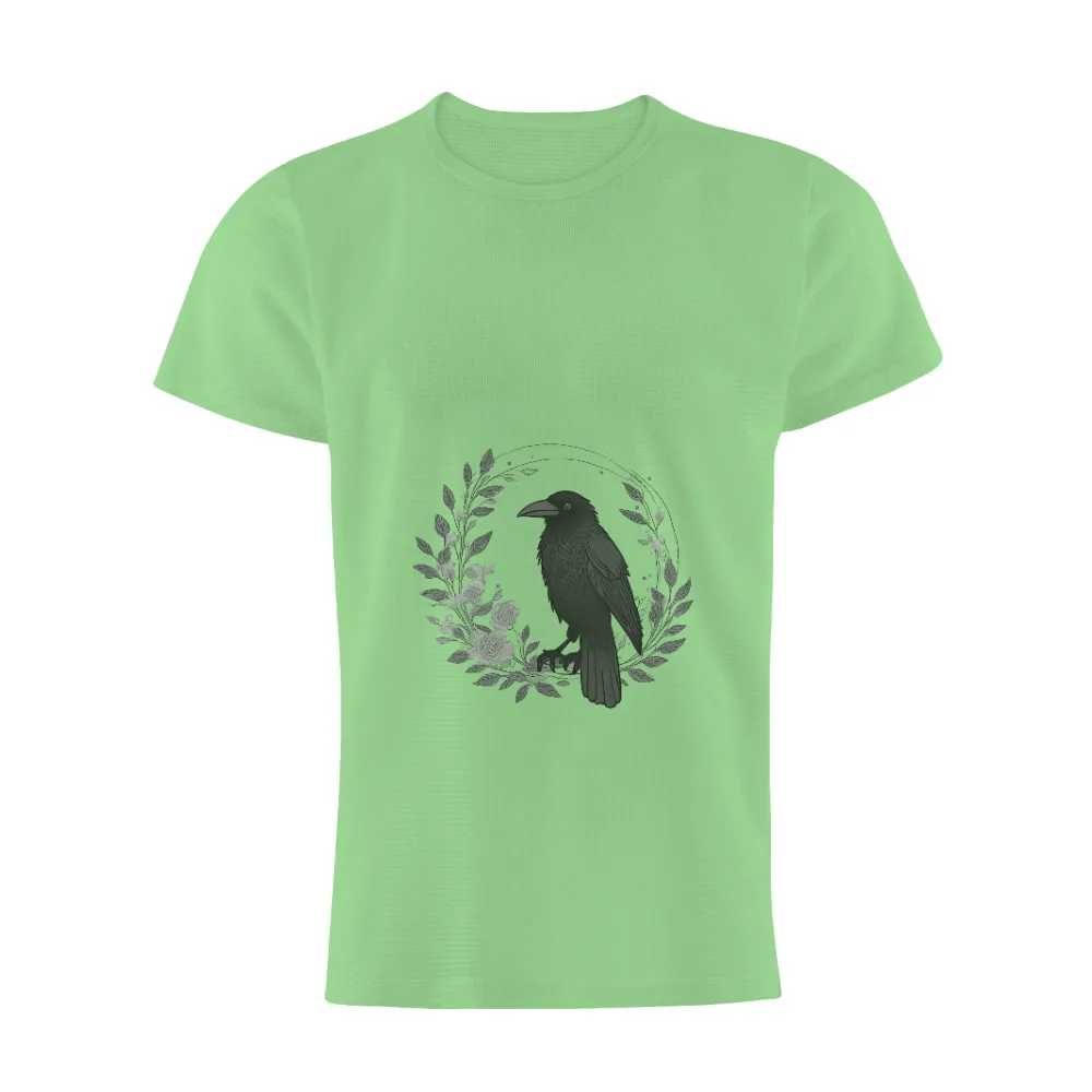 Shirts Graphic Tees: Crow Wisdom in the Sacred Grove|t shirt painting on nature