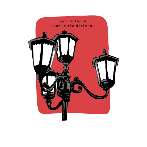 Tee Shirts Printed: Turn On The Light - Happiness in Darkness