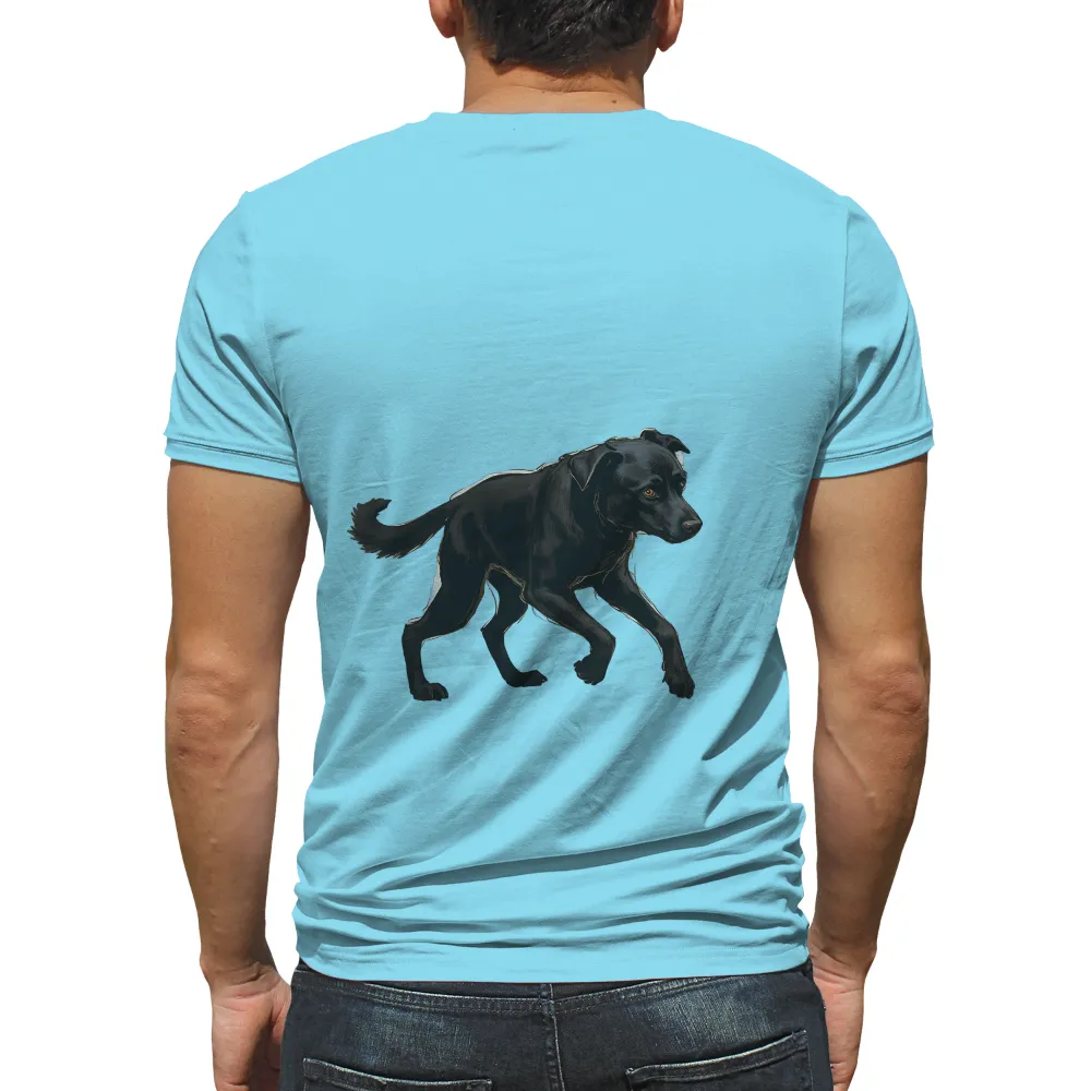 Graphic Tees: Black Labrador - A Symbol of Loyalty and Strength|black butterfly graphic t shirt