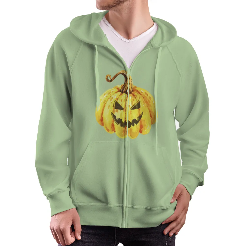 T-Shirts Pattern: Whimsical Halloween Pumpkin|men halloween t shirts for adults