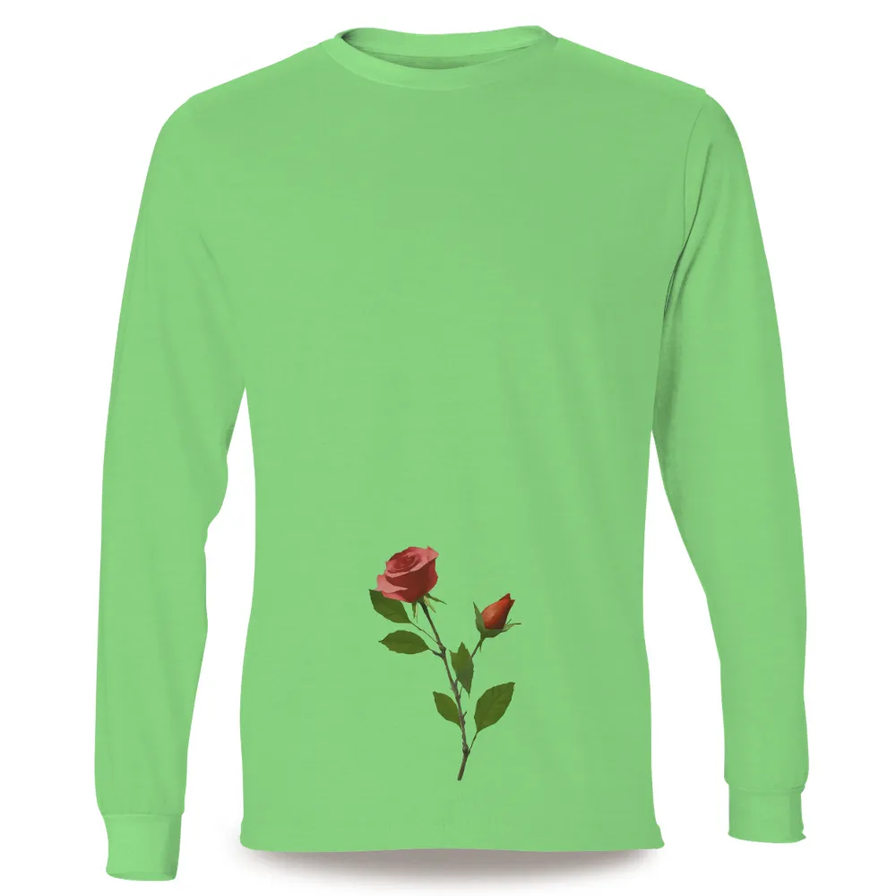 Custom T-Shirt Printing: Red Roses - Symbols of Love and Hope|social standard by sanctuary ladies tencel boyfriend shirt