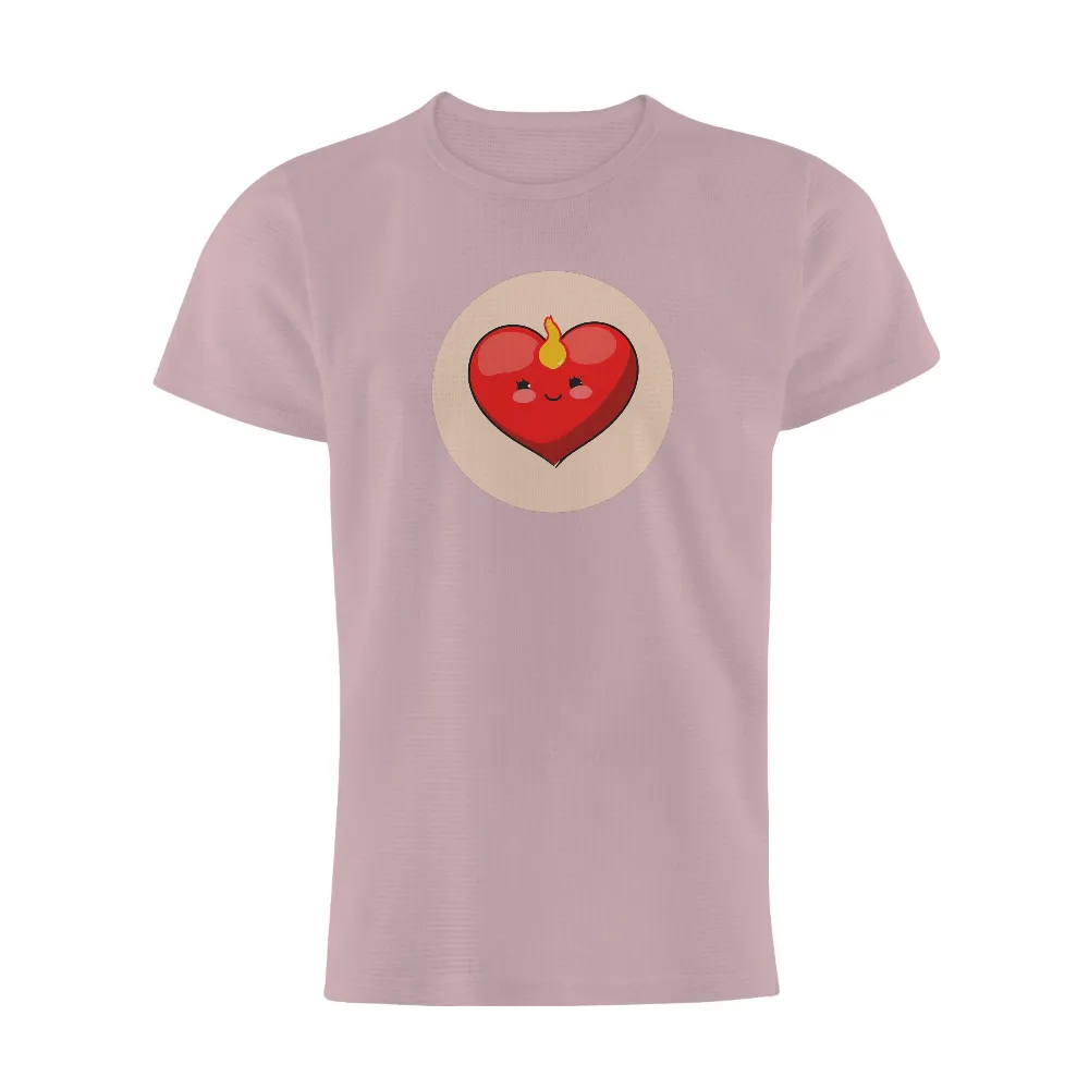 Custom T-Shirt Printing: Heart of Passion - Artistic Design|bee friendly t shirt