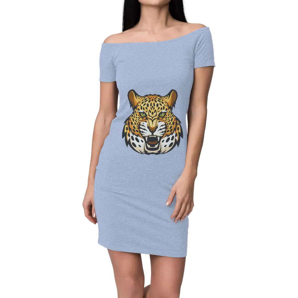 T-Shirts Pattern: Fierce Cheetah - Strength and Resilience|the new day feel the power t shirt