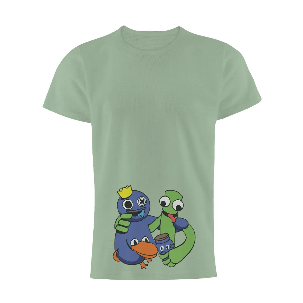 TShirt Design: Quirky Characters in Friendship|splatoon harmony shirt