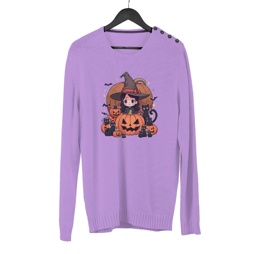 T-Shirts Pattern: Whimsical Witch and Halloween Pumpkins|g is for ghostface shirt spirit halloween