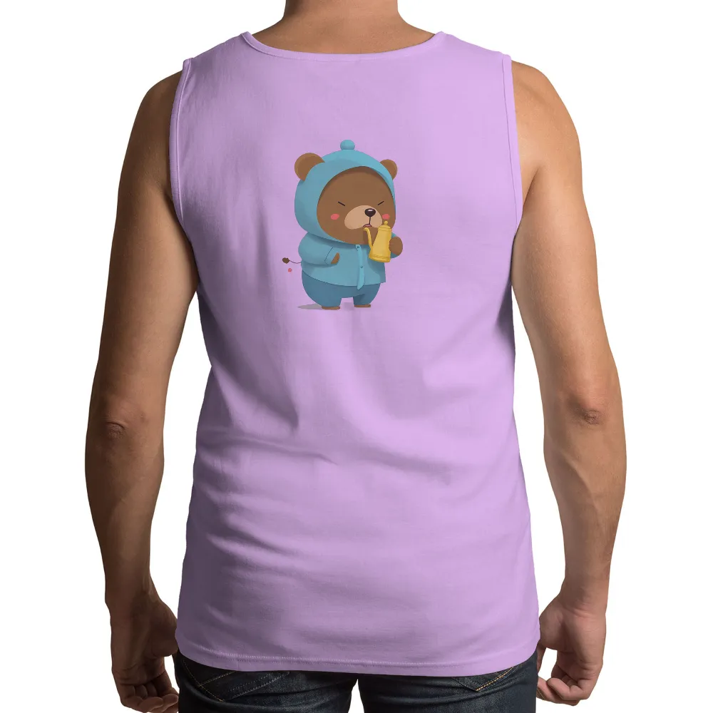 Custom Tee Shirts: Bruno's Cozy Tea Time|cuppa tea t shirt