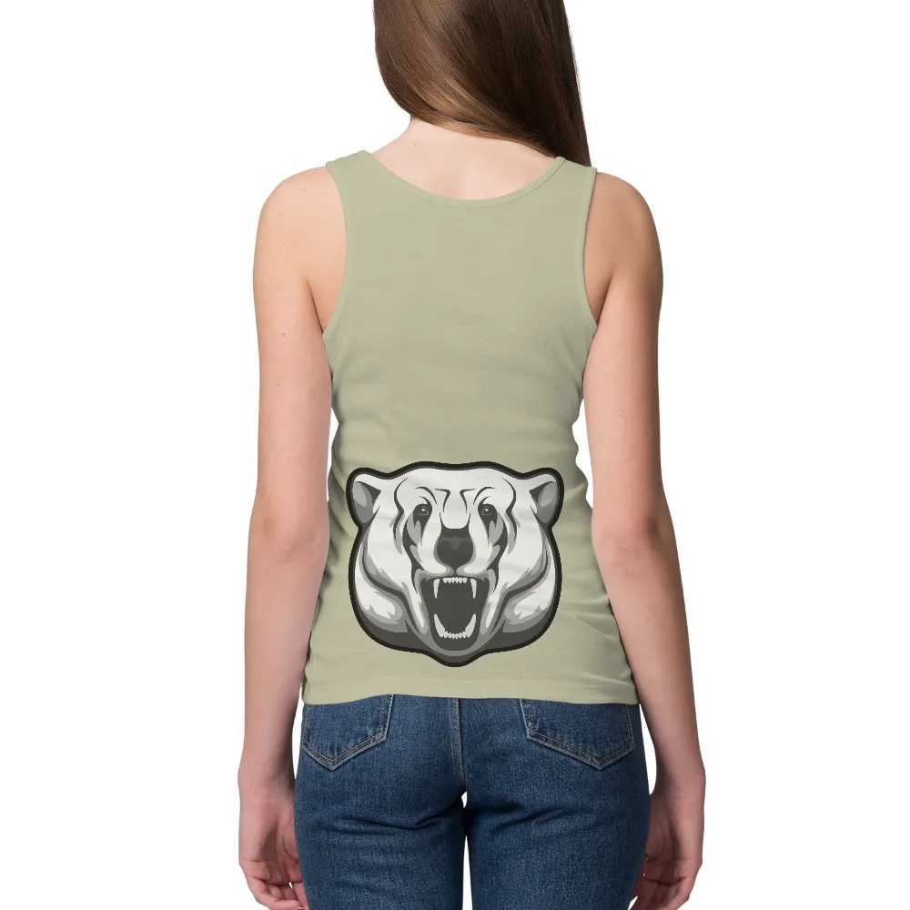 Tee Shirt Printing: Embrace Your Inner Strength with Polar Bear Design|black and white captain america shirt