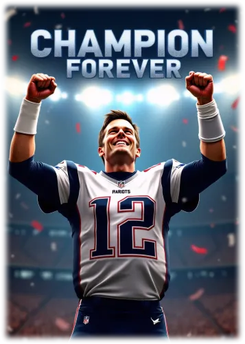 CHAMPION FOREVER - tom brady jersey