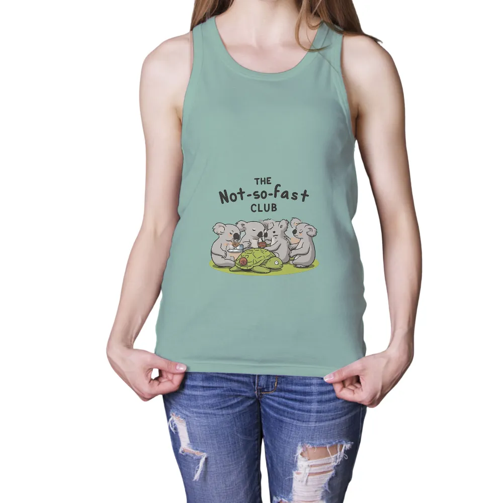 Embrace Slow Living with Artistic Prints of Turtle, Koalas, and Tea Party|military t shirts humor uk