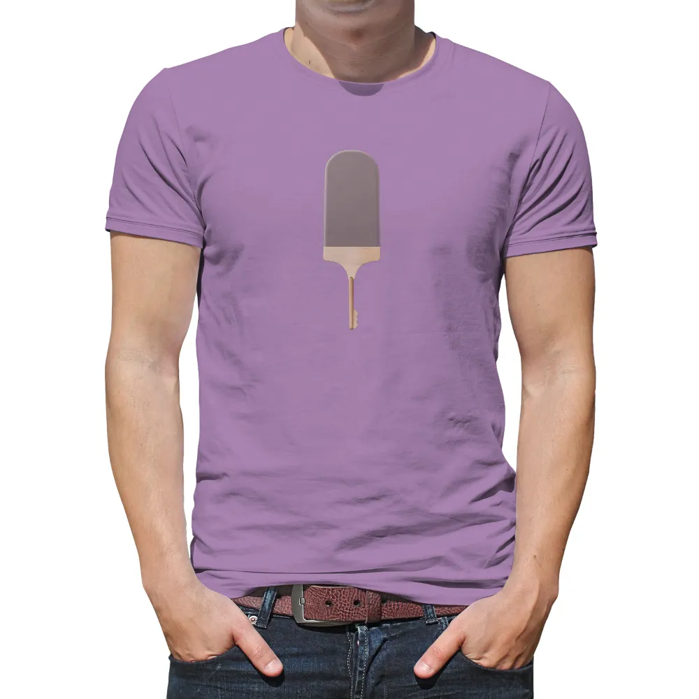 TShirt Design: Minimalist Ice Cream Pop - Nostalgia and Modern Elegance|adam cole street fighter shirt