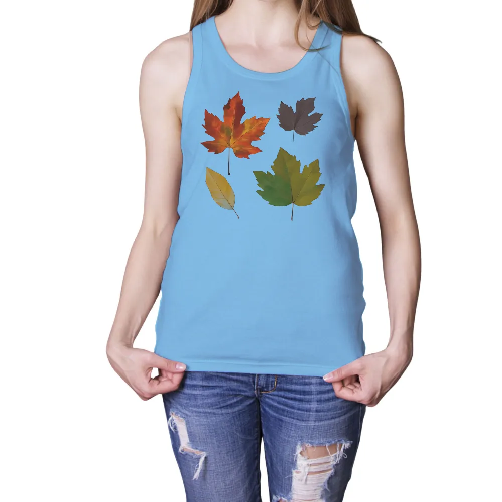 Tee Shirts Printed: Autumn Leaves - Nature's Cycle of Beauty|nfl inspire change sweatshirt