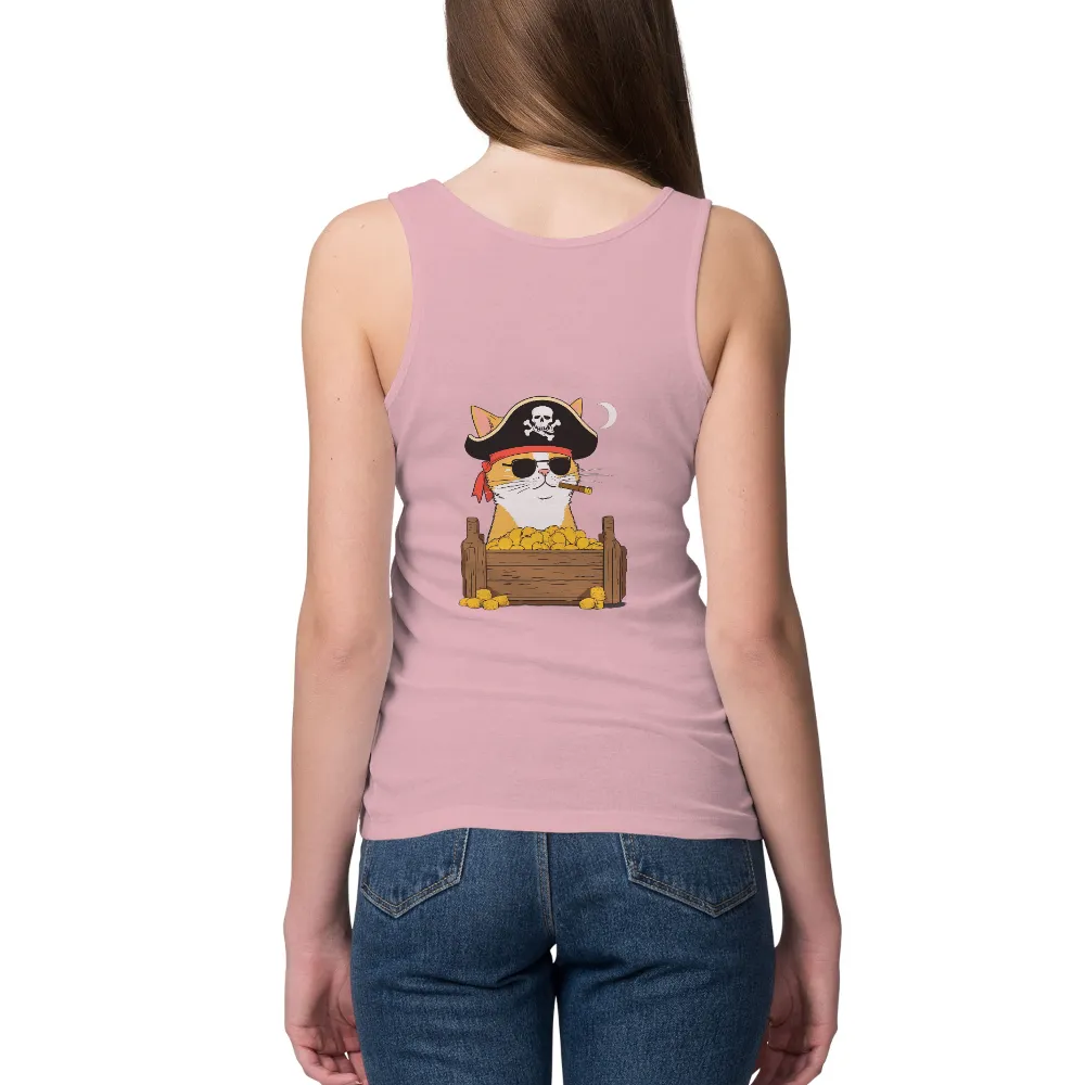 Tee Shirt Printing: Captain Whiskers - Pirate Cat Adventure|adventure time dancing with monsters shirt