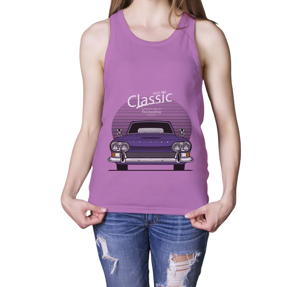 Tee Shirt Printing: Celebrate Classic Car Heritage with Purple Trivium Design|r&b vintage t shirt