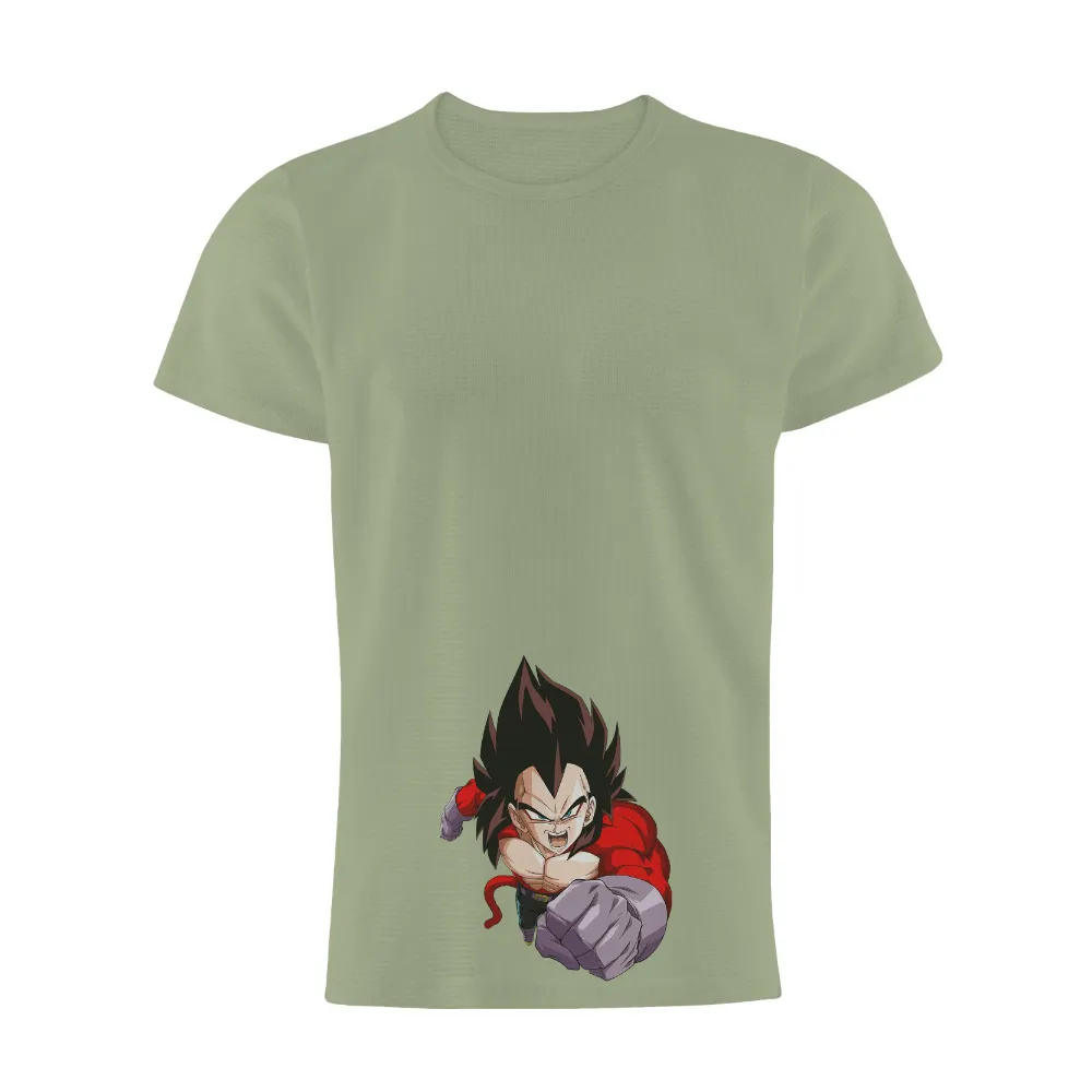 Tee Shirt Printing: Unleash Your Inner Power with Vegeta Design|mr po dragon ball