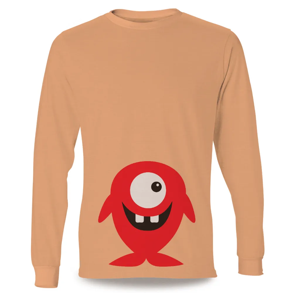 Shirts Graphic Tees: Spread Joy with Reddy the One-Eyed Monster|red and black roblox t shirt