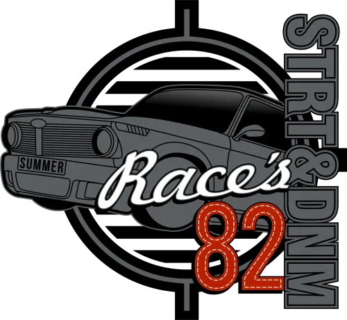 Tee Shirts Printed: Race's 82 Classic Car Design