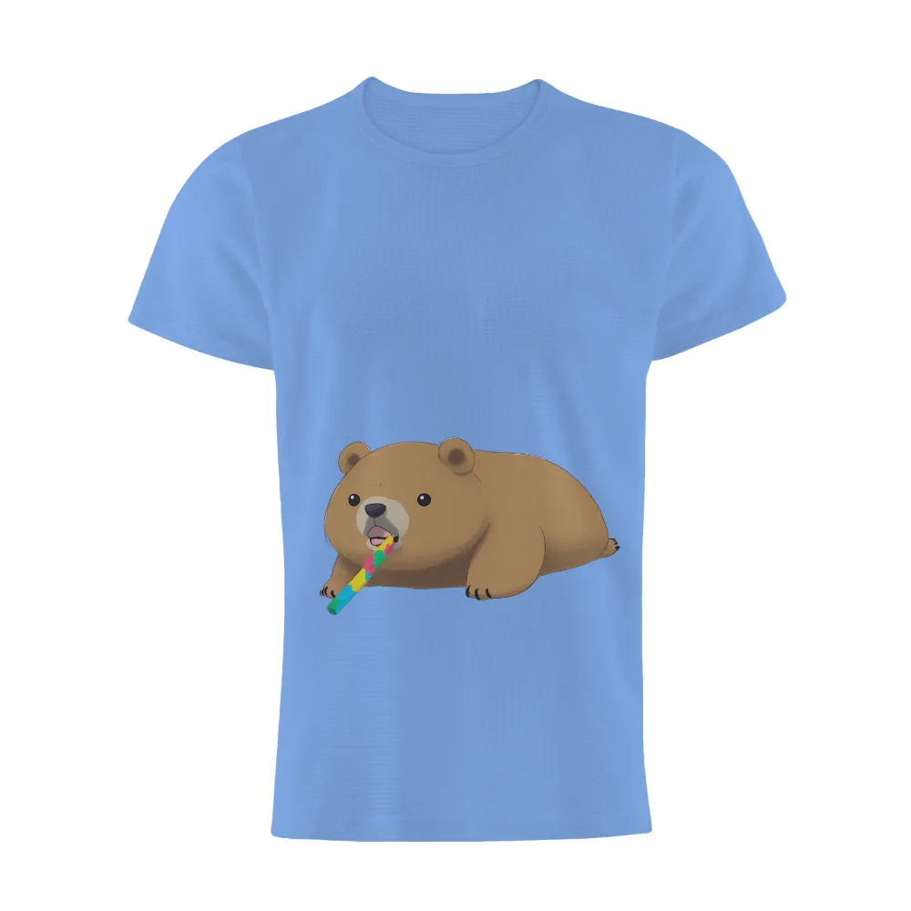 Tee Shirt Printing: Benny the Bear's Whimsical Joy|ganpati t shirt pattern design 2022