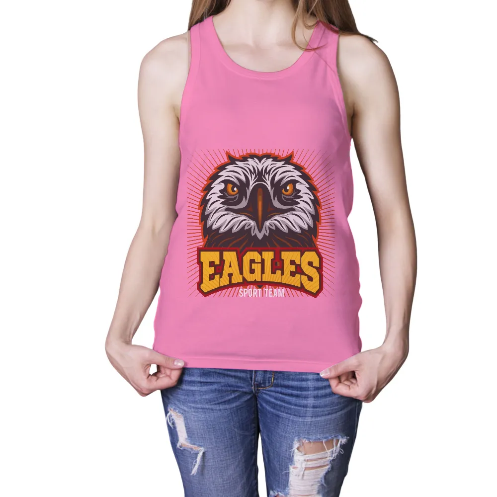 T-Shirts Pattern: Bold Eagle Sports Team Design|team spirit nba t shirt