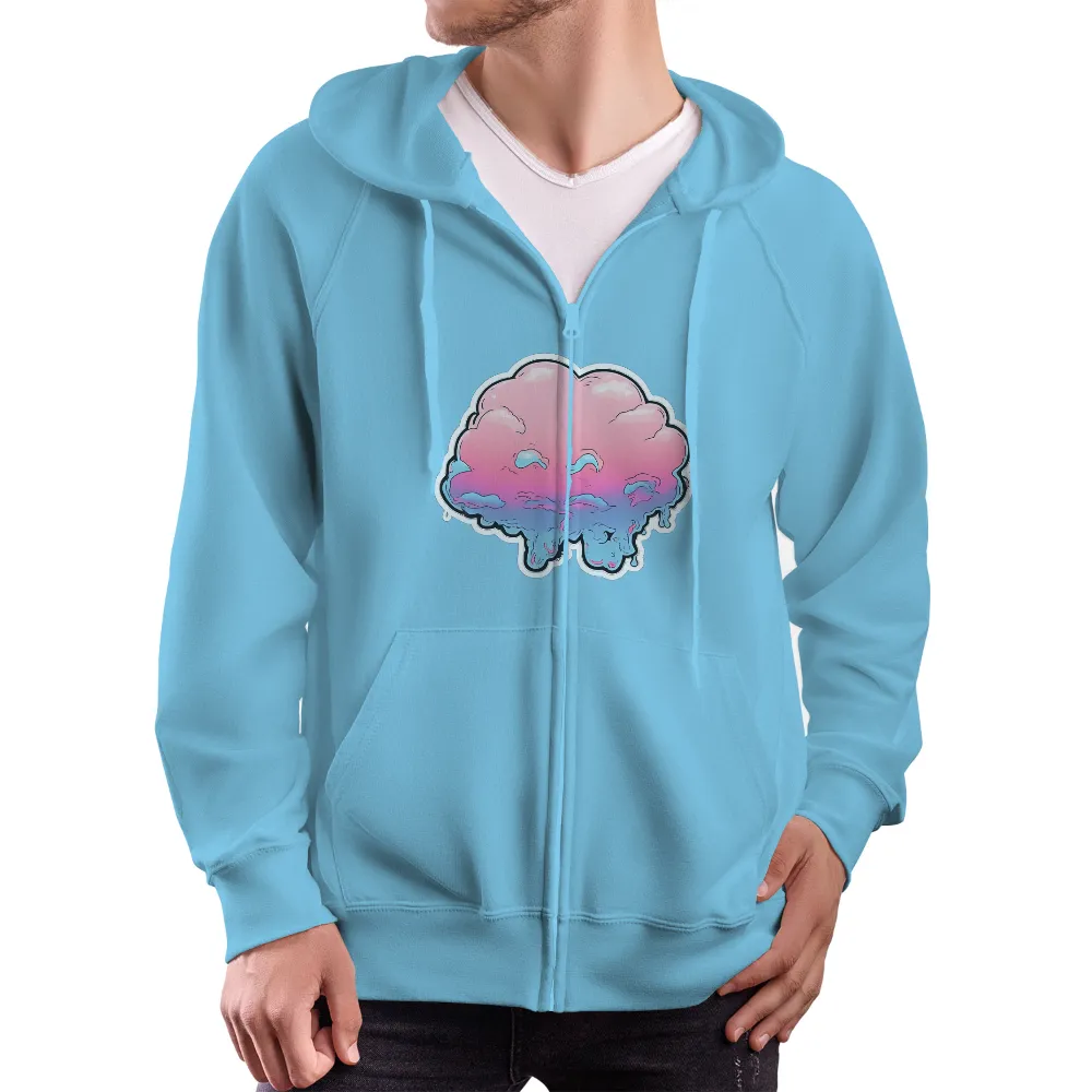 Whimsical Cotton Candy Cloud Graphic: A Nostalgic Blend of Art and Joy|final fantasy cloud shirt