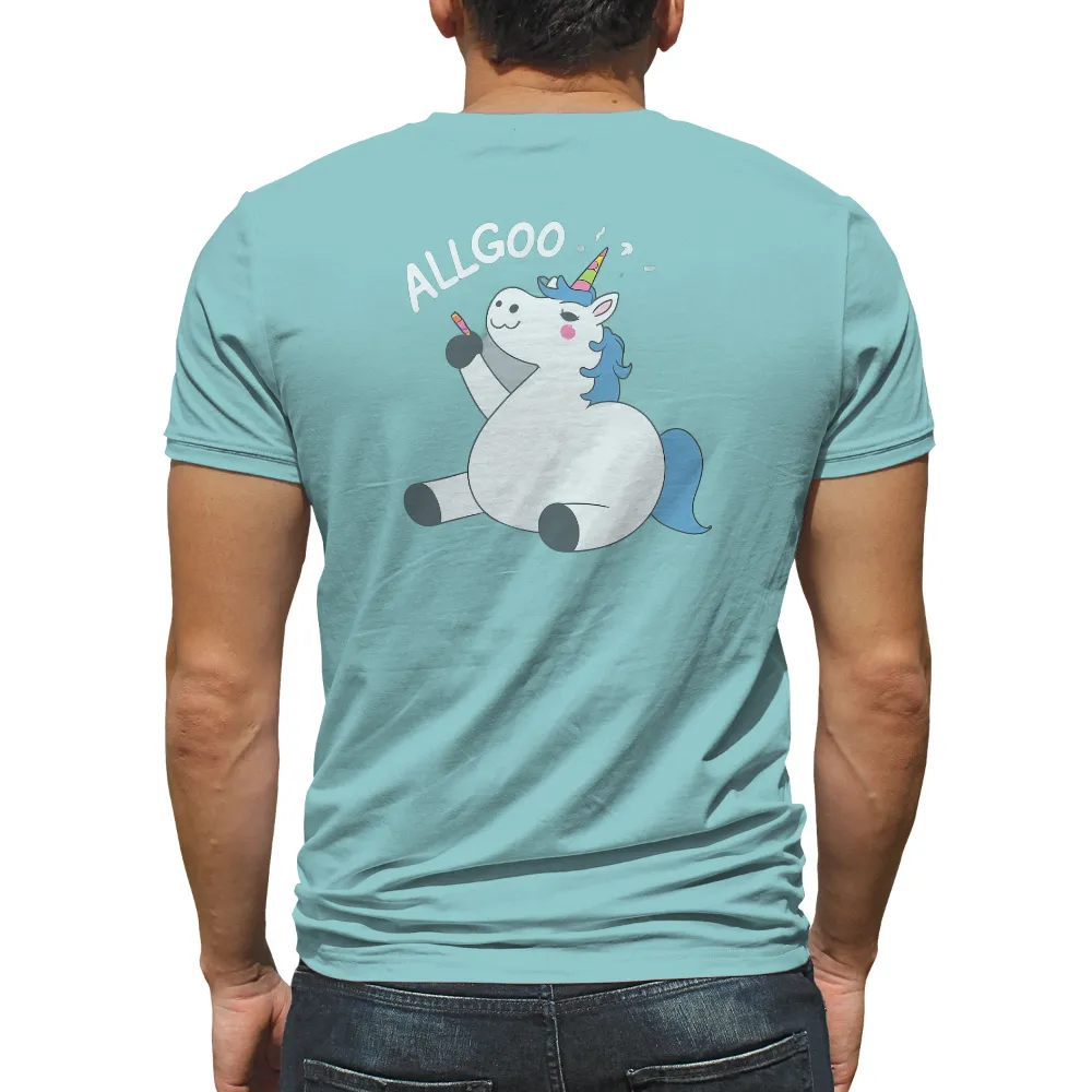 Tee Shirts Printed: Allgoo the Unicorn Brings Joy and Laughter|fantasy factory beer shirt