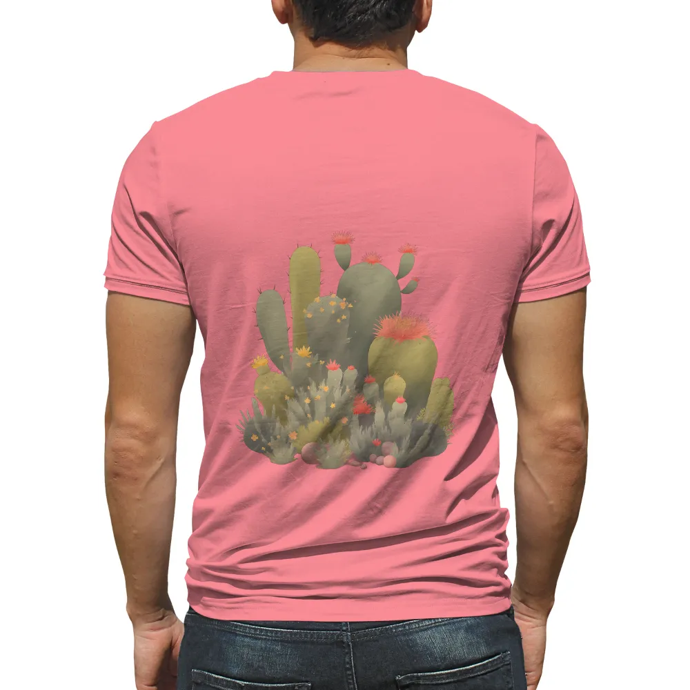 T-Shirts Design: Resilient Cacti - Nature's Strength|harmony day t shirts best and less