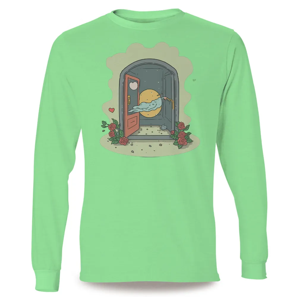 T-Shirts Design: Moonlight Dreams Through the Heart Door|may my soul shout love shirt